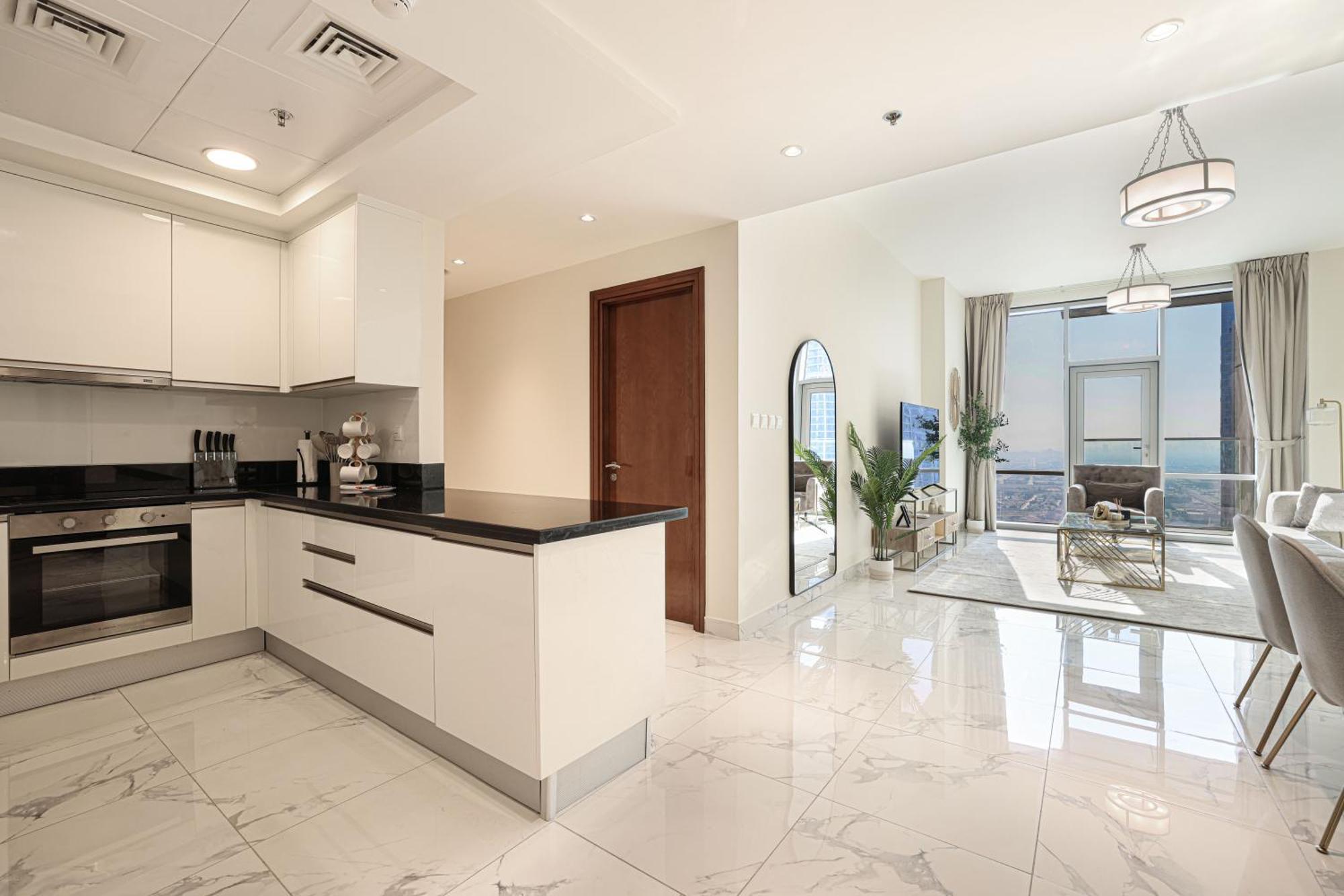 Visionary Vista: 2br Al Habtoor Apartment