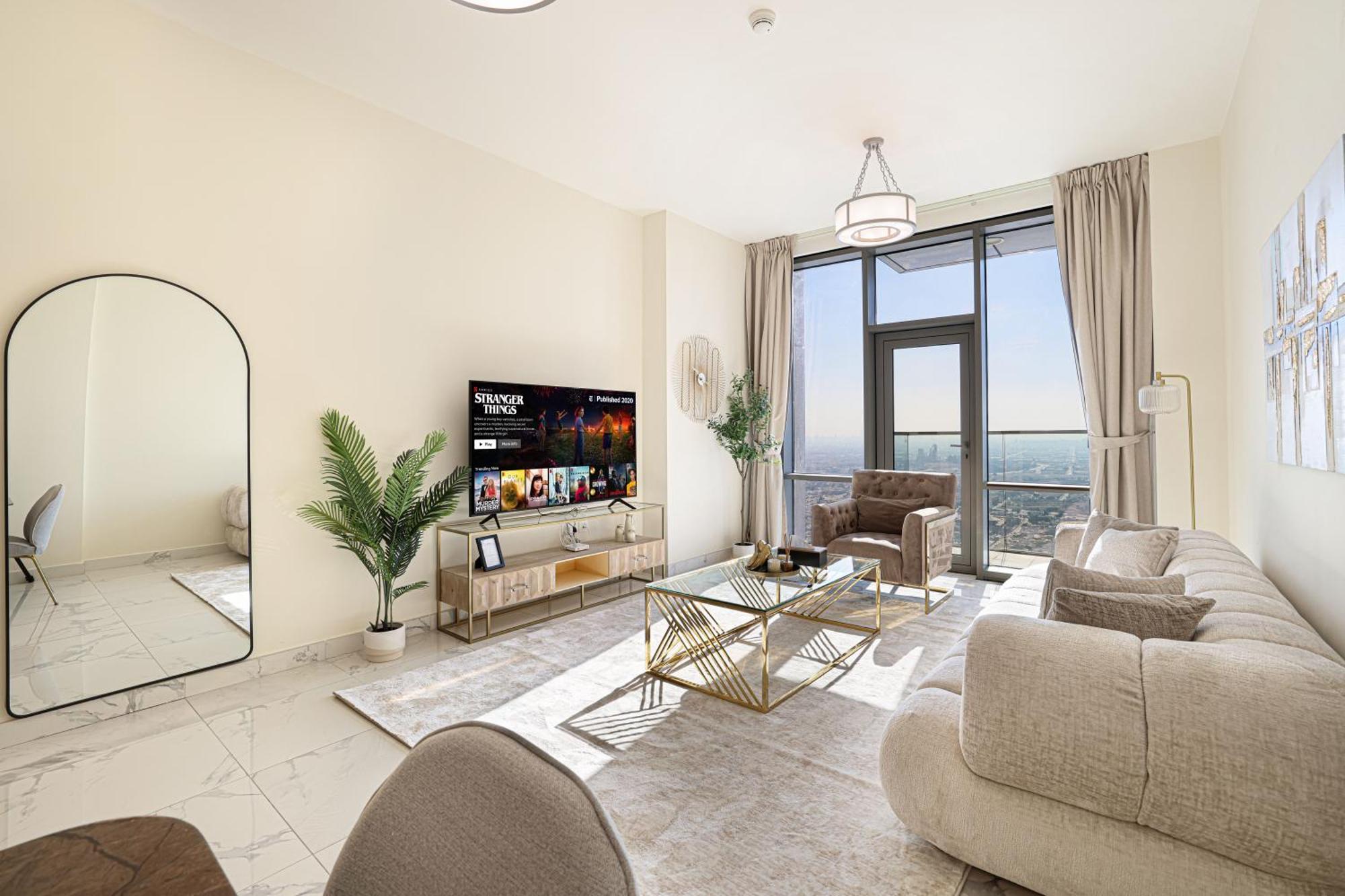 Visionary Vista: 2br Al Habtoor Apartment
